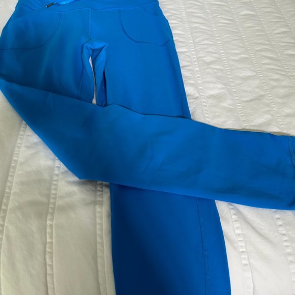 EUC Lululemon Blue Track/Yoga Pants - Picture 2 of 3